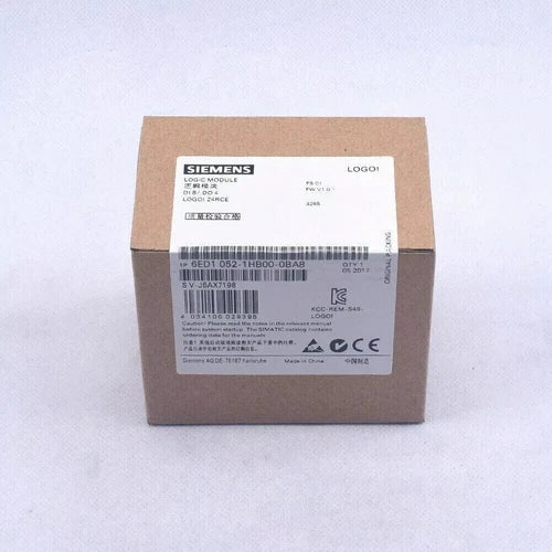 New Siemens 6ED1052-1HB00-0BA8 6ED1 052-1HB00-0BA8 LOGO! 24RCE logic module