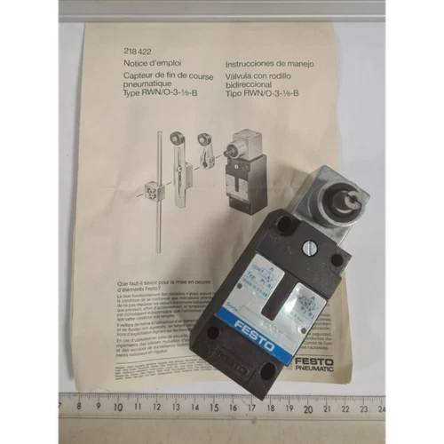 Capteur de fin DE course pneumatique 0-8bar type RWN/0-3-1/8-B FESTO