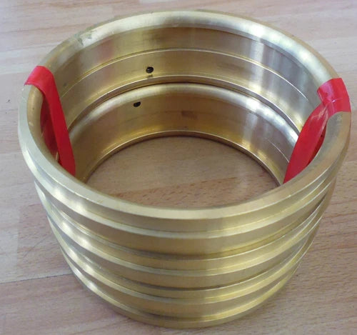 4x shaft sealing ring simmerring brass GVP-160S mouth ring 38