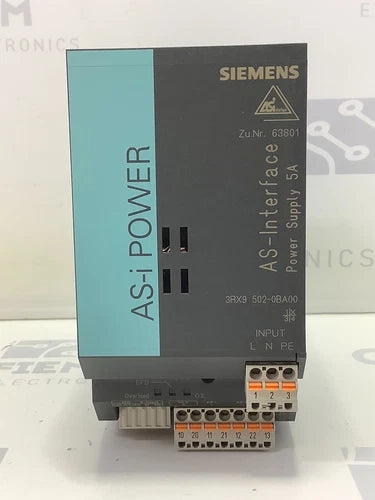 3RX95020BA00 - SIEMENS - 3RX9502-0BA00 Power Supply REFURBISHED