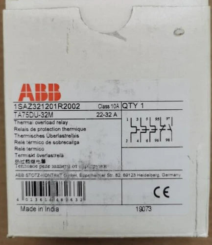 1PC Original ABB Thermal Overload Relay TA75DU-32M (22-32A) &LL