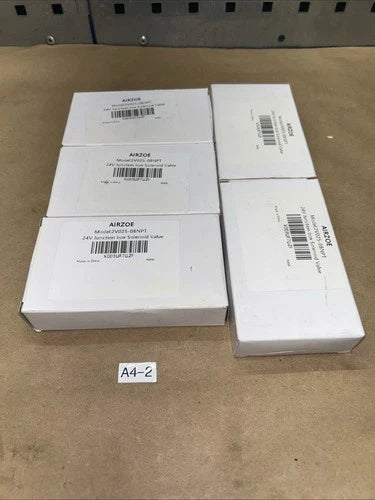 (5) AIRZOE  2V025-08NPT Pneumatic Solenoid Valve 24VDC, 4.8W, 200mA NIB+Warranty