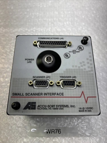 **NEW NO BOX- Accu-Sort Systems Small Scanner Interface Module A12N11708 12VDC #
