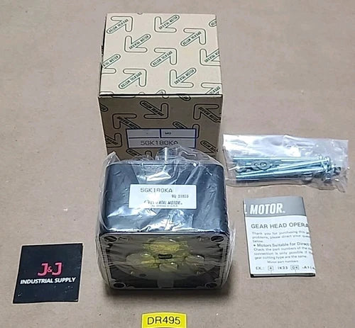 *BRAND NEW SURPLUS* Oriental Motor 5GK180KA Gear Head 1/2" Shaft ???? + Warranty