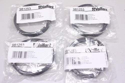 4x VAILLANT 981253 f¨¹r LAF80  Dichtung 4024074408322 OVP
