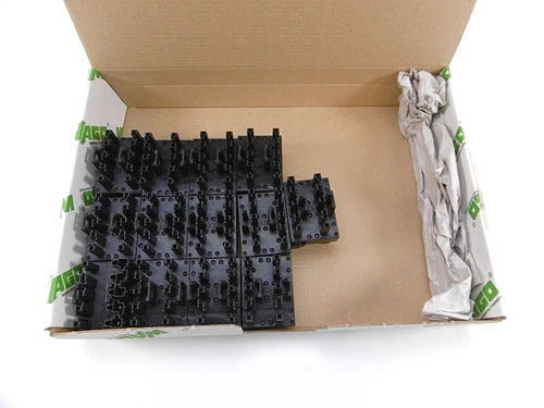 13 St¨¹ck Wago Verteiler 3-Fach 5 Pol. Schwarz 25A 250V/400V Neu in OVP