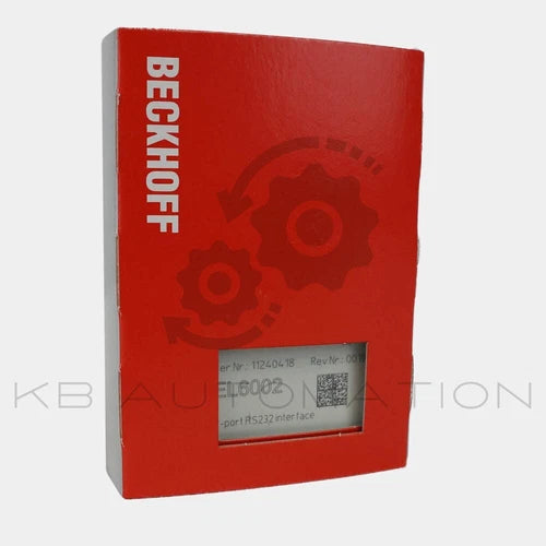 Beckhoff EL6002 EtherCAT Terminal, 2-channel comms interface, RS-232, D-sub