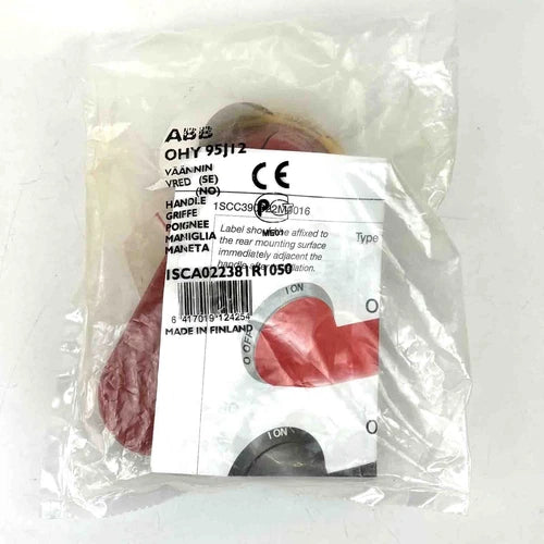 ABB OHY 95J12 Schaltgriff 1SCA022381R1050 T¨¹rkuppeldrehgriff rot/gelb ?:67mm OVP