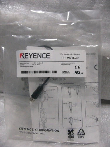 1PC Keyence PR-MB15CP PRMB15CP Photoelectric Sensor New