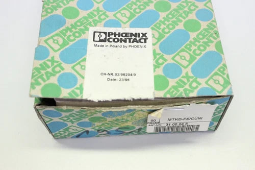 27x Phoenix Contact 3100046 Thermal Voltage Terminals Pair 02962040 Original Packaging