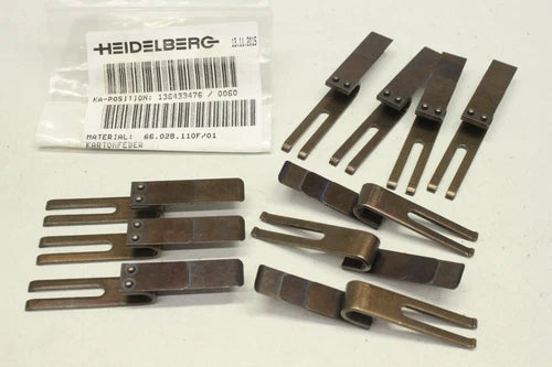 10x 海德堡 Abstreiffeder 纸张分离器 Kartonfeder 66.028.110F OVP