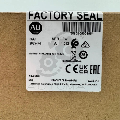 2085-IF4 Allen-Bradley Micro850 4-Kanal Analog Eingangsmodul, Strom/Spannung