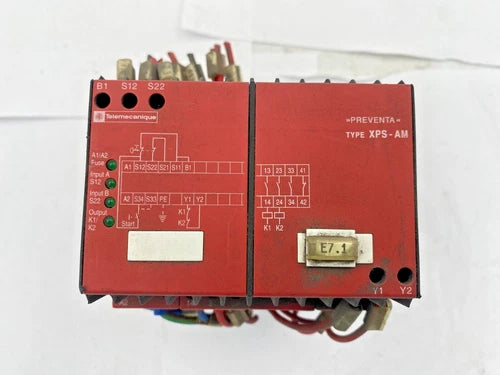 1pc x TELEMECANIQUE XPS-AM PREVENTA XPSAM5140 SAFETY MODULE