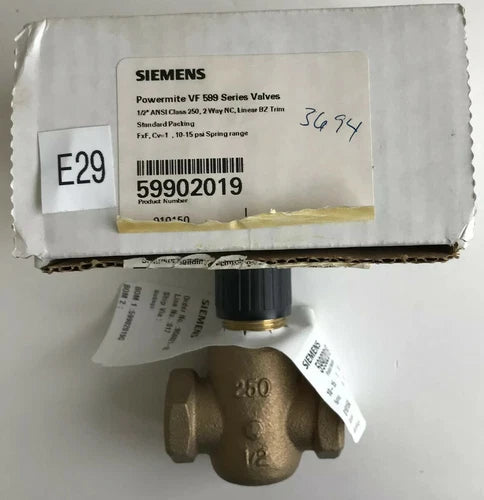 NEW *Open Box* Siemens 010150 Powermite VF 599 Series Valves + *Warranty*