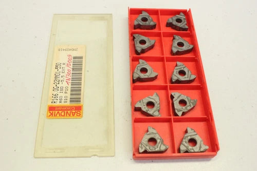 10x SANDVIK R166.0G-22MM01-550 S10 P10 Placa de deslizamento 2N0409418 OVP