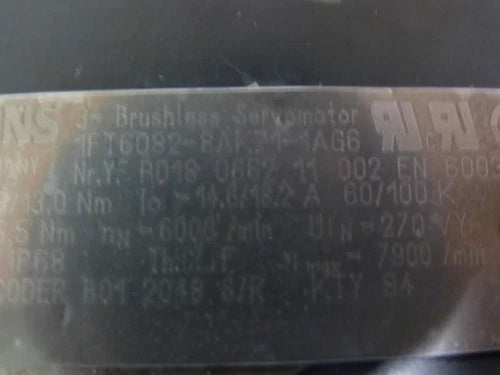 SIEMENS 1FT6082-8AK71-1AG6 / 1FT60828AK711AG6 see pictures