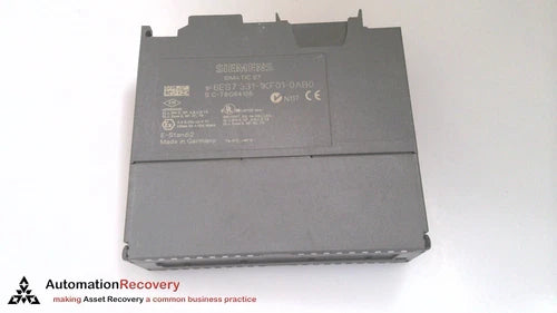 SIEMENS 6ES7 331-1KF01-0AB0, SIMATIC S7-300 ANALOG INPUT #308639