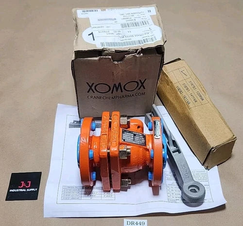 *BRAND NEW* Xomox 1¡± CL150 XLB12A PFA Lined Valve 400¡ãF @ 120Psi + Warranty!