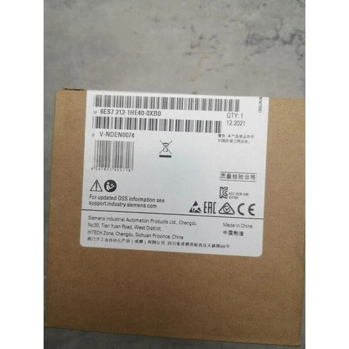 New Siemens 6ES7212-1HE40-0XB0 6ES72121HE400XB0 SIMATIC S7-1200 CPU 1212C