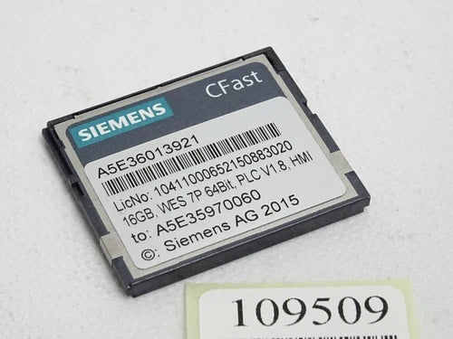 Siemens 6ES7648-2BF10-0XJ0 6ES7 648-2BF10-0XJ0 SIMATIC CFAST-Speicherkarte 16 GB