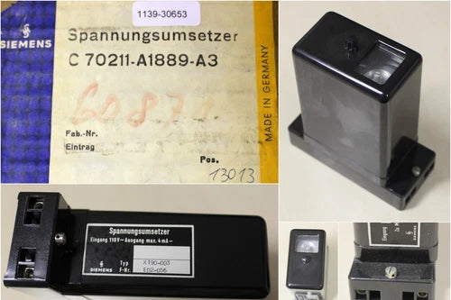 SIEMENS Spannungsumsetzer C70211-A1889-A3-Typ K190-003-Eingang 110 V