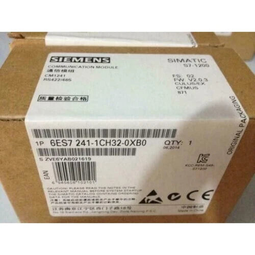 New Siemens 6ES7241-1CH32-0XB0 SIMATIC S7-1200 CM 1241 6ES7 241-1CH32-0XB0
