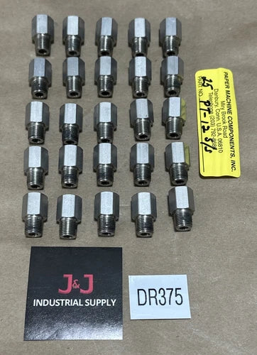 (25) NEW- Paper Machine Components PMC PT-12 S/S Air Supply Port 1/8¡± PipeThread