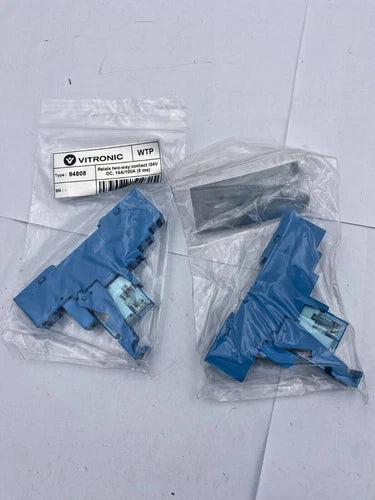 10 pc x VITRONIC FINDER 95.55.3 94808 TWO-WAY CONTACT RELAY 24V 16A/100A 5ms