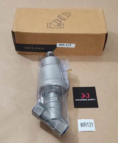 *BRAND NEW* STC 2KS-1/2 Single Acting 316SS Angle Seat Valve + Warranty!