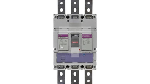 Disjuntor CA 3P, 36kA, disparo. TM (regulação magnética) EB2 800 / 3LF 630A