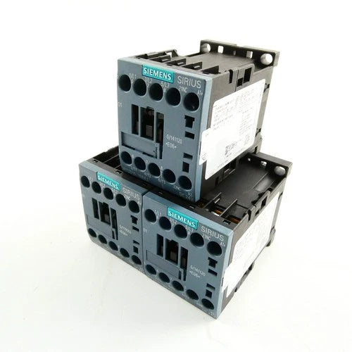 3x SIEMENS 3RT2015-1BB42, 3kW/400V,3 DC 24V POWER CONTACTOR - set of 3 *
