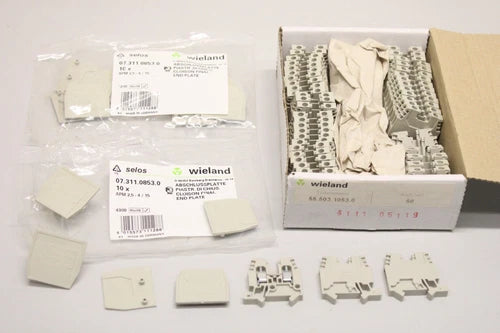 48x WIELAND  55.503.1053.0 07.311.0853.0 Reihenklemme  Durchgangsklemmen OVP