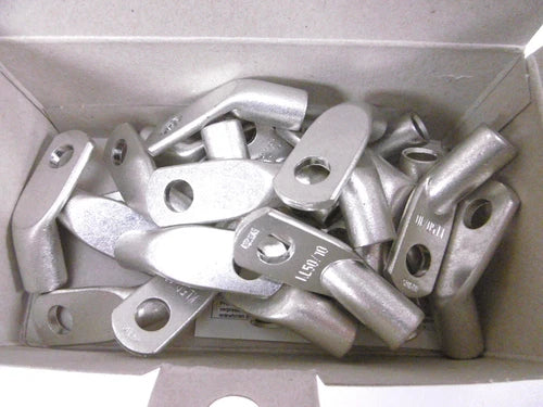 25 St¨¹ck Klauke Rohrkabelschuh 50qmm 46R1045 verzinkt M10 | 45 Grad Abgewinkelt