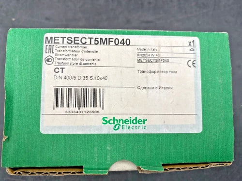 NEW SCHNEIDER ELECTRIC METSECT5MF040 CT CURRENT TRANSFORMER