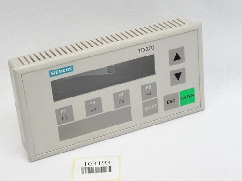 Siemens Front + Backcover TD200 Panel 6ES7272-0AA30-0YA1