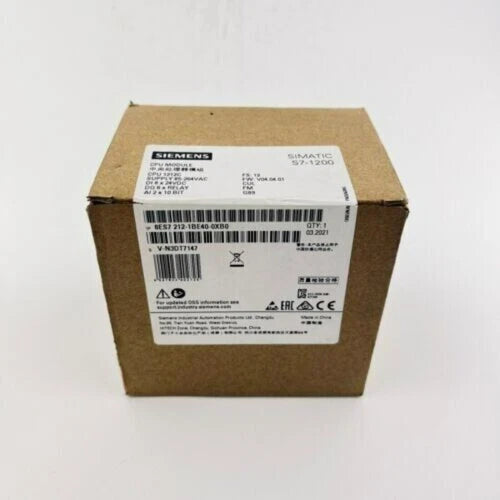 New Siemens 6ES7212-1BE40-0XB0 SIMATIC S7-1200 CPU 1211C 6ES7 212-1BE40-0XB0