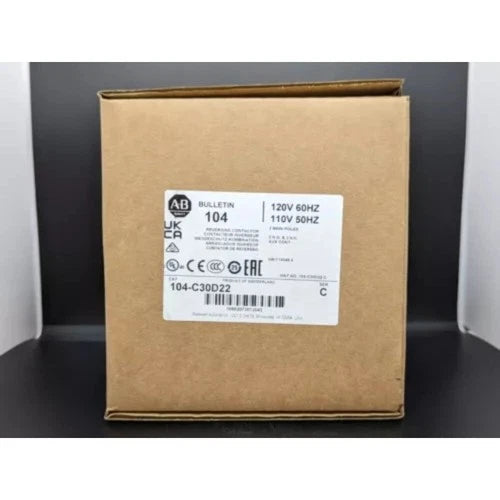 104-C30D22 New AB Sealed IEC 30 A Reversing Contactor 104C30D22