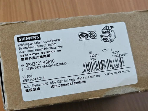 Siemens 3RV2421-4BA10 NEW