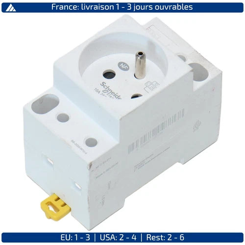 A9A15306 SCHNEIDER ELECTRIC, "A9A15306 Schneider Electric DIN Socket iPC 16A ...