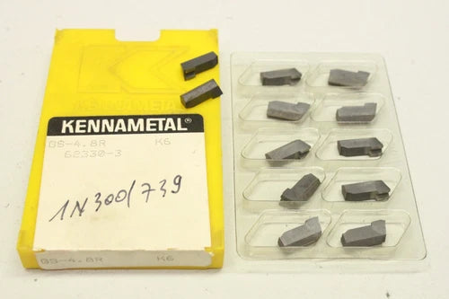 12x KENNAMETAL GS-4.8R K6 62330-3 Wendeschneidplatten OVP
