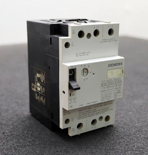 Siemens Sirius Circuit Breaker 3VU1600-1MR00 36-52A Max 600VAC Used