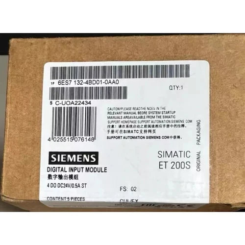 New Siemens 6ES7132-4BD01-0AA0 6ES7 132-4BD01-0AA0 5 ELECTRON. MODULES AND 200S