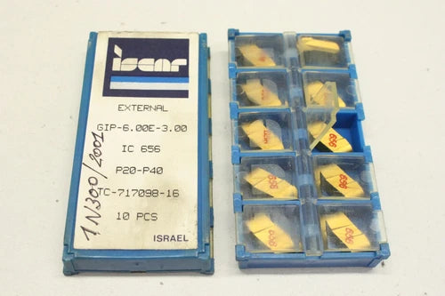 18x ISCAR GIP-6.00E-3.00 Wendeschneidplatten TC-717098-16 OVP