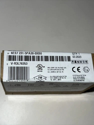 New Siemens 6ES7231-5PA30-0XB0 6ES7 231-5PA30-0XB0 Analog Input SB 1231RTD