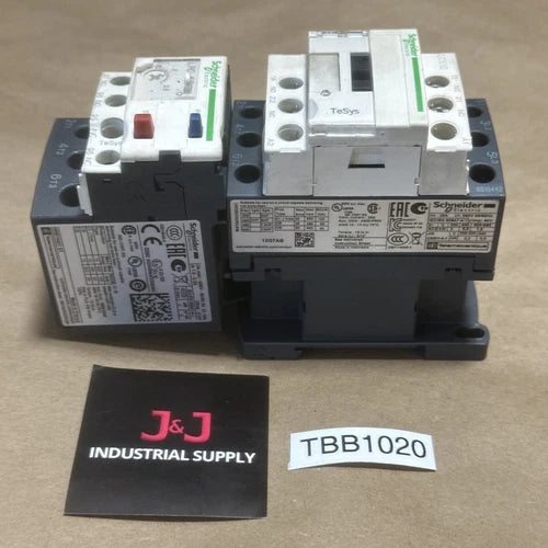 NEW SURPLUS- Schneider / Telemecanique LC1D12 Contactor + LRD-07 Overload Relay