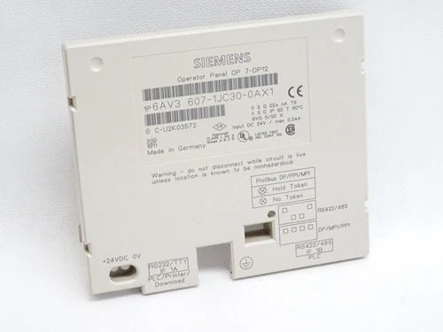Siemens Backcover R¨¹ckschale Panel OP7 6AV3607-1JC30-0AX1 6AV3 607-1JC30-0AX1