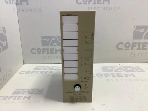 6ES54708MC12 - SIEMENS - 6ES5470-8MC12 Analog Output Mod. RECONDITIONNE