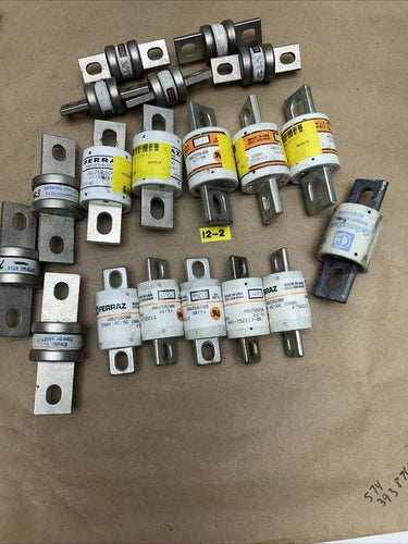 (19) Assorted Ferraz Fuses See Photos For Qty. & P/N's Fast Shipping! + Warranty