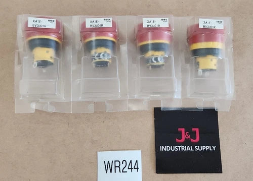 *BRAND NEW* [4] Idec XA1E-BV3U01R Red Emergency Stop Push Buttons + Warranty!