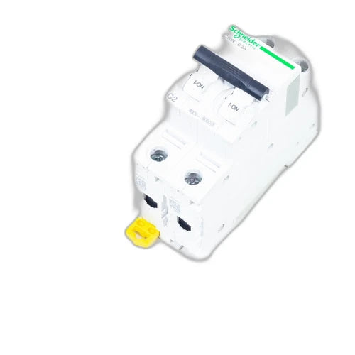 SCHNEIDER ELECTRIC IC60N C2A, Disjuntor miniatura: 2P, 2A, IC60NC2A Usado...